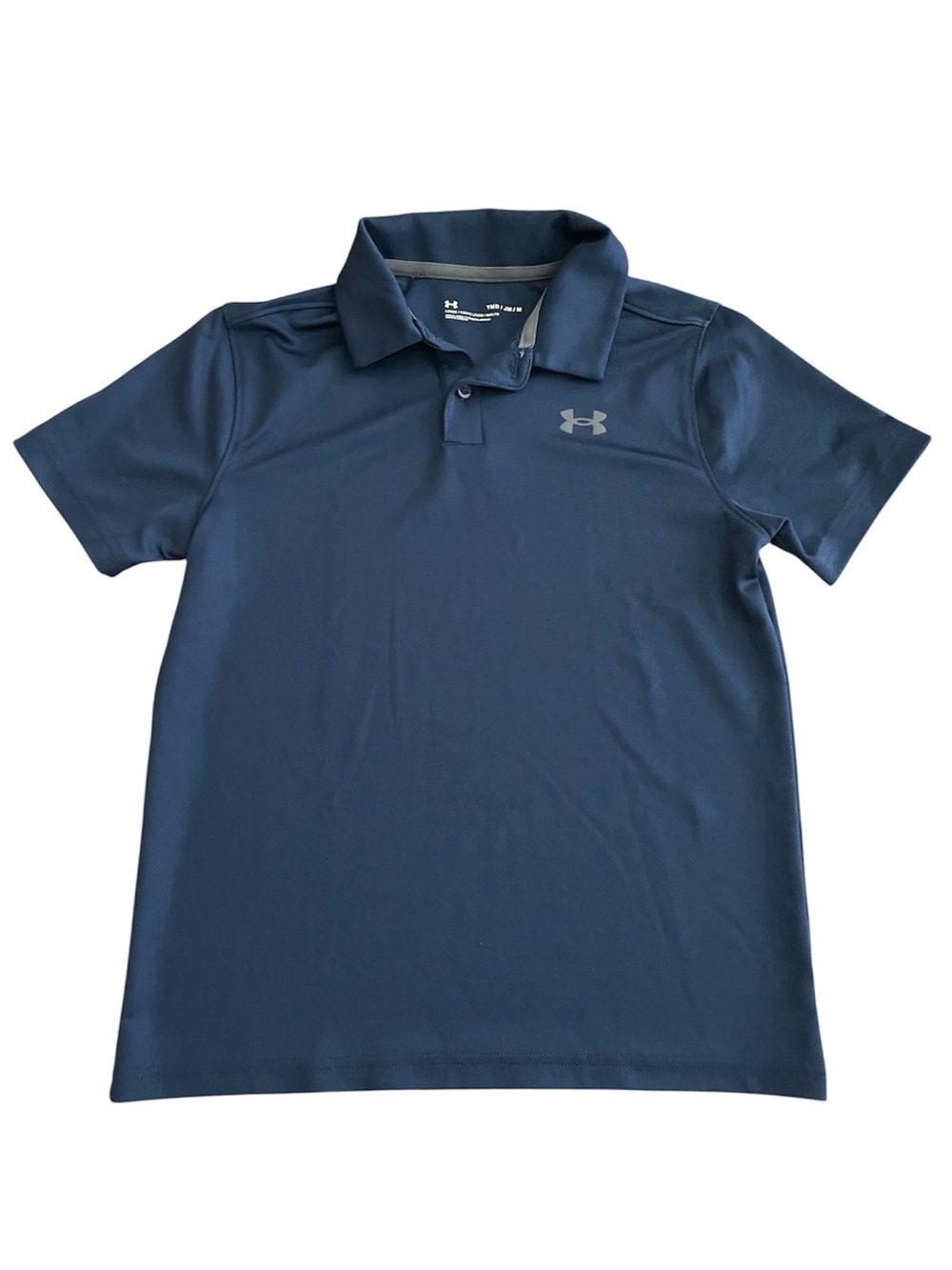 Under Armour Boys' Performance Polo in Navy Blue
